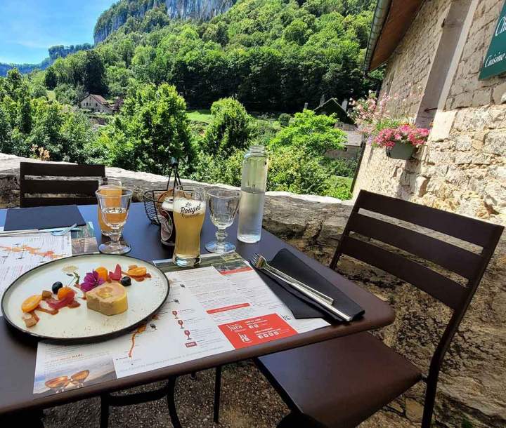 Restaurant avec terrasse Baume-les-Messieurs