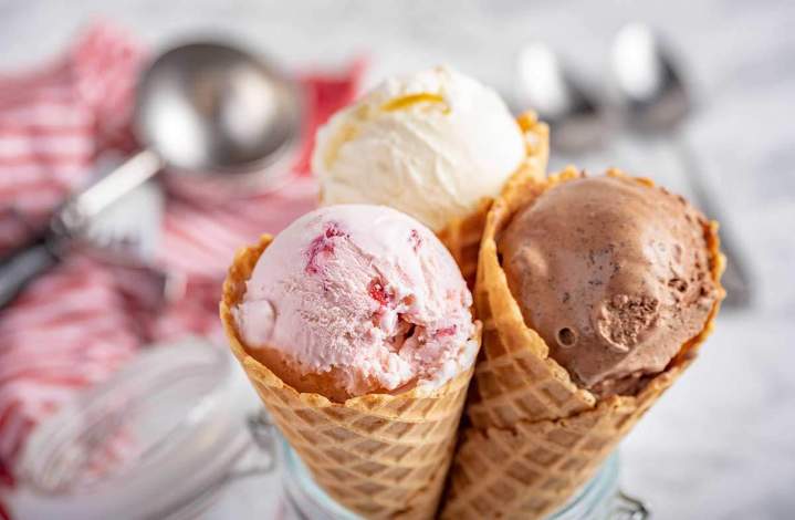 Glaces faites maison Baume-les-Messieurs