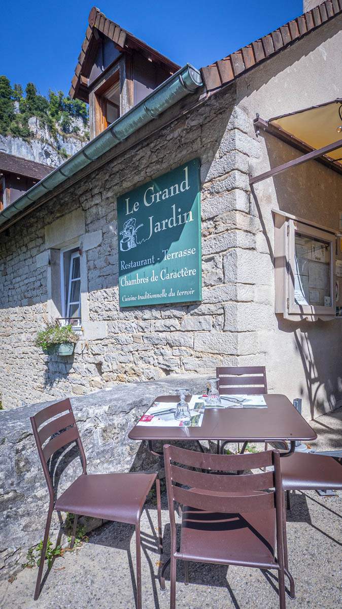 Restaurant avec terrasse Baume-les-Messieurs