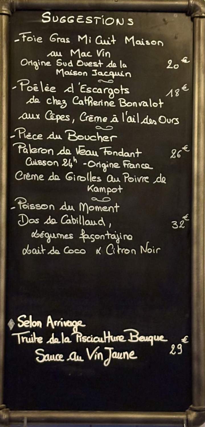 Sugestions - Ardoise Baume-les-Messieurs